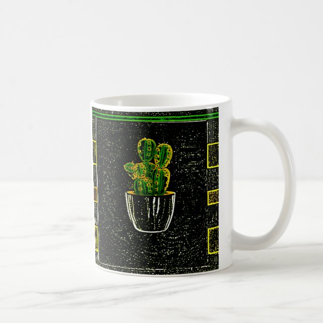 Mug Cactus tirés (Droite)