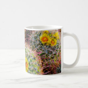 Mug Cactus tonneau en gros plan, Californie