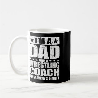 Mug Cade de lutte Papa Entraîneurs Cadeaux Fête des Pè