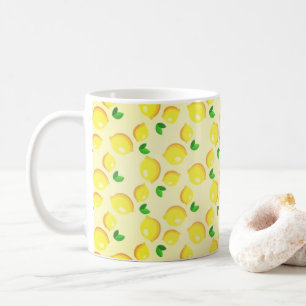 Mug Cadeau à café citrons jaunes