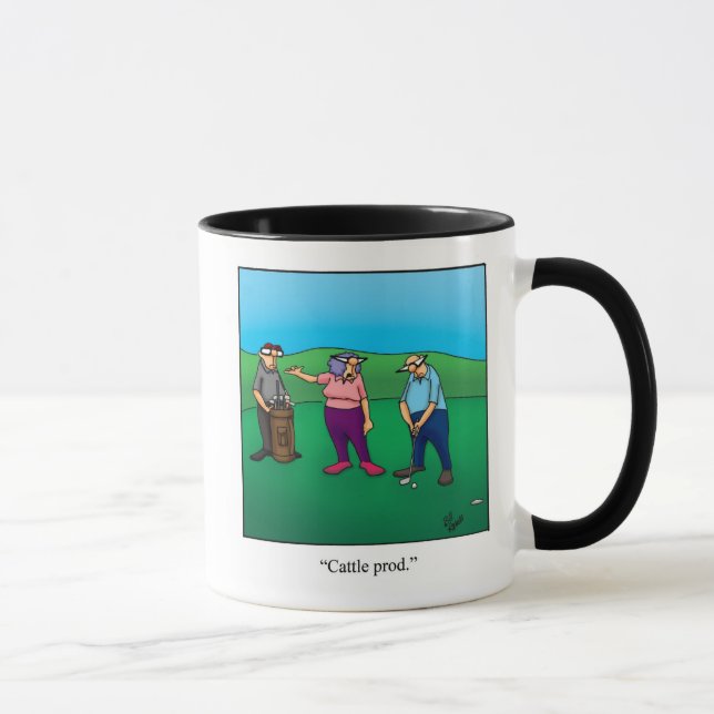 Mug Cadeau à café Humour de golf (Droite)