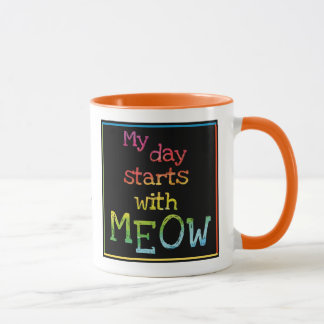 Mug Cadeau Amoureux des chats Thé au café amusant Choi