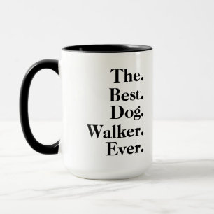 Mug Cadeau amusant 'La meilleure promeneuse de chiens