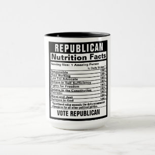 Mug cadeau amusant républicain