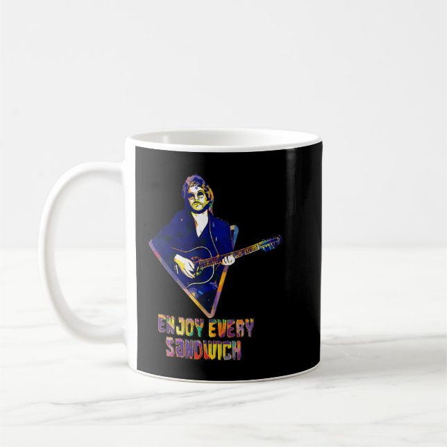 Mug Cadeau Anniversaire Warren Art Zevon Cadeaux Pour  (Gauche)