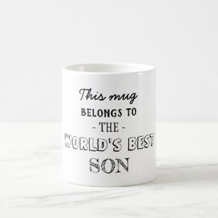 Mug Cadeau appartient au meilleur fils