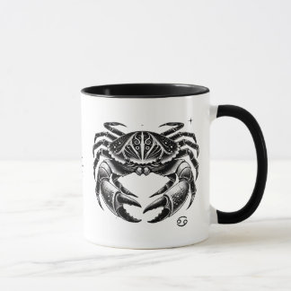 Mug Cadeau Astrologie Signe Cancer Crabe Design