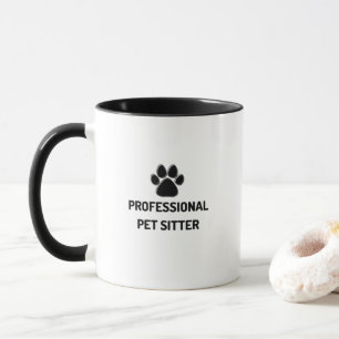 Mug Cadeau Attentionné 'Garde d'Animaux Professionnel'