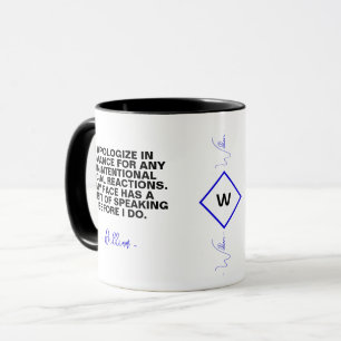 Mug Cadeau citation pour les amateurs de café Drôle