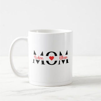 Mug cadeau customisé maman enfants noms parent personn