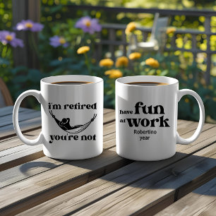 Mug Cadeau d'adieu drôle pour la retraite pour collègu