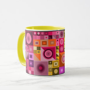 Mug Cadeau d'anniversaire artistique artistique coloré
