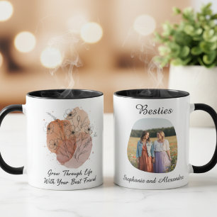 Mug Cadeau d'anniversaire de meilleure amie Fleur d'âm