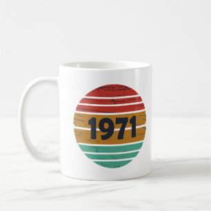 Mug Cadeau d'anniversaire de naissance vintage 1971