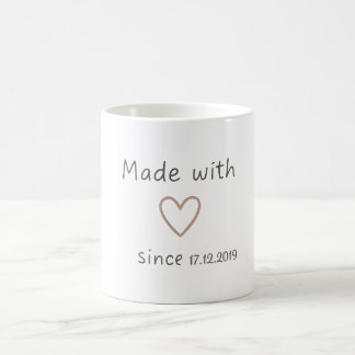 Mug Cadeau d'anniversaire personnalisé pour les couple