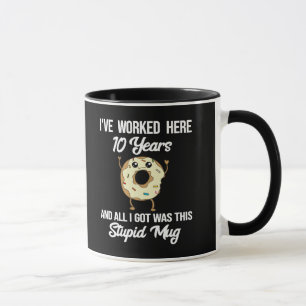 Mug Cadeau d'appréciation pour 10 ans d'anniversaire d