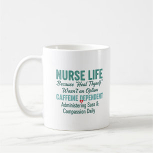 Mug Cadeau d'appréciation pour infirmière accro à la c