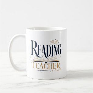 Mug Cadeau d'appréciation pour l'enseignant de lecture