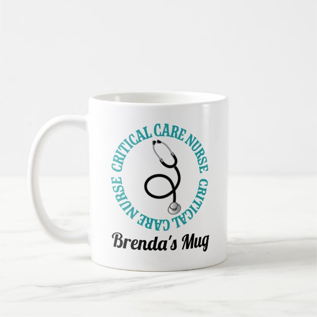 Mug Cadeau d'appréciation pour les infirmières en soin (Gauche)