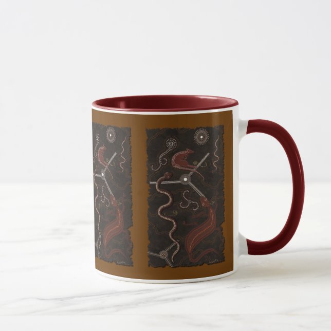 Mug Cadeau d'art aborigène australien (Droite)