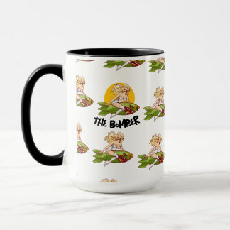 Mug Cadeau d'art de nez de bombardier pin-up vintage L