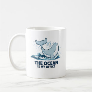 Mug Cadeau de biologiste marin pour amateur d'océan