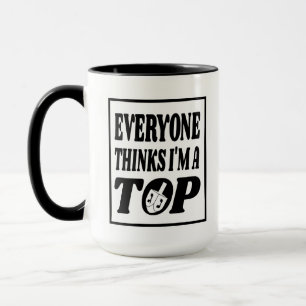 Mug Cadeau de blague de dreidel de Hanukkah