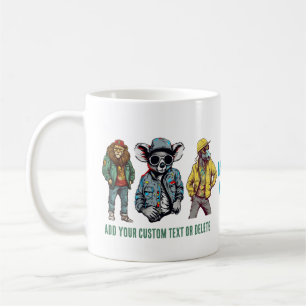 Mug Cadeau de café à la mode pour animaux sympa