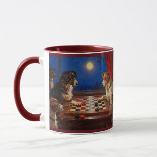 Mug Cadeau de café Drôles de chiens mignons jouant aux