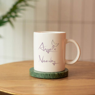 Mug Cadeau de café spirituel et motivant Anges à proxi