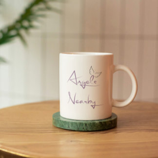 Mug Cadeau de café spirituel et motivant des Anges à p