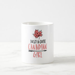 Mug Cadeau de Canadian Girl Canada