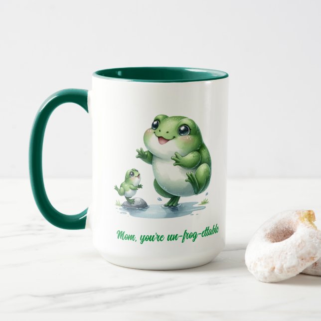 Mug Cadeau de charme pour maman - Fête des Mères Tribu (Avec donut)