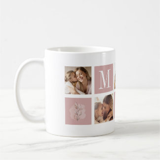 Mug Cadeau de collage photo Maman d'amour