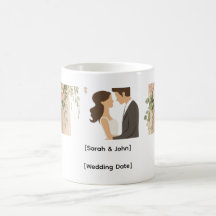 Cadeau de Couple Mariés Fleuris