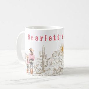 Mug Cadeau de CowGirls maman et fille 330ml