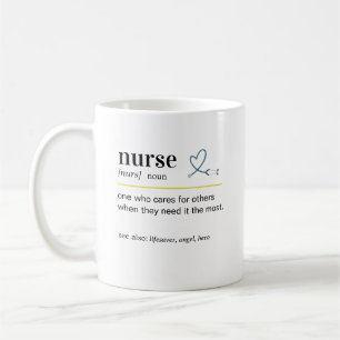 Mug Cadeau de définition d'infirmière