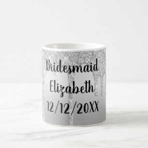 Mug Cadeau de demoiselle d'honneur personnalisé avec g