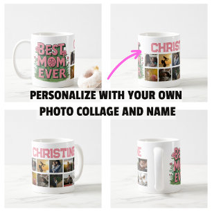 Mug Cadeau de Fête des Mères Gifs Meilleure Mère Colla