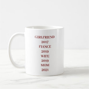 MUG CADEAU DE FETE DES MERES SIMPLE ET MODERNE PERSONN