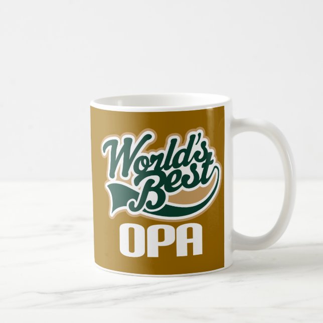 Mug Cadeau de fête des pères de grand-papa d'Opa (Droite)