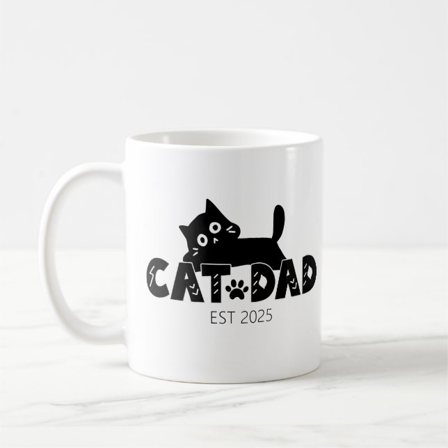 Mug Cadeau de fête du Père personnalisé pour Amoureux  (Gauche)