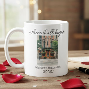 Mug Cadeau de fiançailles de la Saint-Valentin où tout