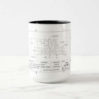Mug cadeau de génie civil