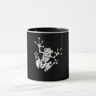 Mug Cadeau de grenouille| I Love Frog White