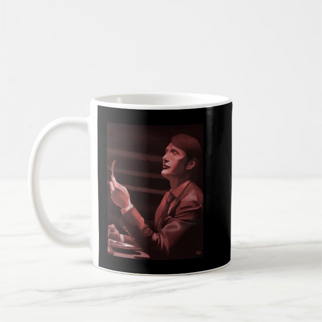 Mug Cadeau de jour Mads Actor Mikkelsen mignon Cadeau (Gauche)