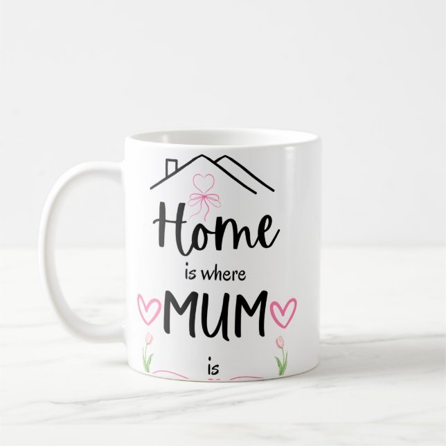 Mug cadeau de la fête des mères (Gauche)
