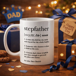Mug Cadeau de la fête des pères définition beau-père s
