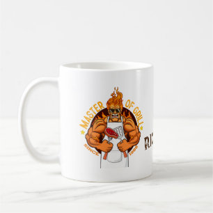 Mug Cadeau de la Fête des Pères Maître du Grill Papa C