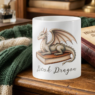 Mug Cadeau de lecteur de fantasy Dragon